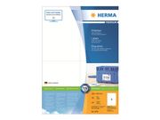 Herma Premium - Papir - matt - permanent selv-adhesiv - hvit - A6 (105 x 148 mm) 400 etikett(er) (100 ark x 4) laminerte etiketter (4676)
