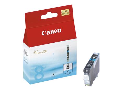 Canon CLI-8PC - Fotocyan - original - blekkbeholder - for PIXMA iP6600D, iP6700D, MP950, MP960, MP970, Pro9000, Pro9000 Mark II (0624B001)