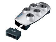 Eaton Protection Box 5 Tel@+TV - Overspenningsavleder - AC 220-250 V - 2300 watt - utgangskontakter: 5 (66936)
