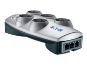 Eaton Protection Box 5 Tel@+TV - Overspenningsavleder - AC 220-250 V - 2300 watt - utgangskontakter: 5 (66936)