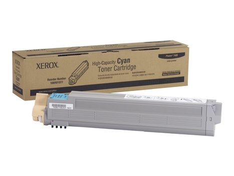 XEROX Phaser 7400 - høykapasitets - cyan - original - tonerpatron (106R01077)