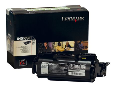 LEXMARK svart - original - tonerpatron - LRP (64016SE)