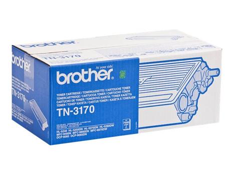 Brother TN3170 - svart - original - tonerpatron (TN3170)