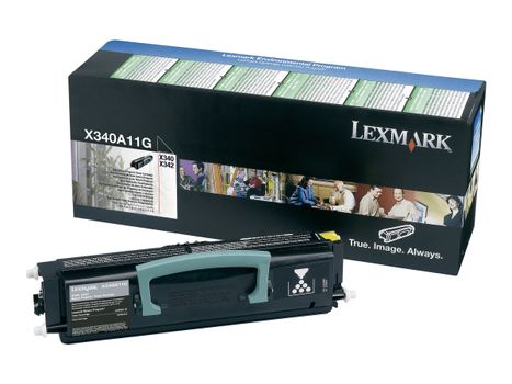LEXMARK svart - original - tonerpatron - LRP (X340A11G)