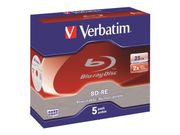 Verbatim 5 x BD-RE - 25 GB 2x - CD-eske (43615)