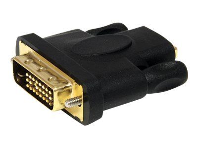 StarTech HDMI to DVI-D Video Cable Adapter - F/M - Video adapter - dobbeltlenke - HDMI (hunn) til DVI-D (hann) - svart (HDMIDVIFM)