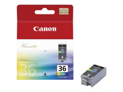 Canon CLI-36 Color - 12 ml - farge (cyan, magenta, gul, svart) - original - blekkpatron - for PIXMA iP100, iP100 Bundle, iP100 with battery, iP100wb, iP110, mini260, mini320