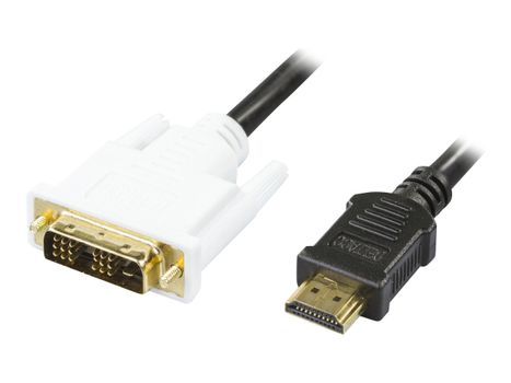 Deltaco adapterkabel - 2 m (HDMI-112-K)