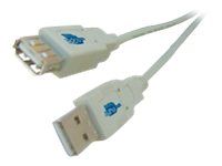 MicroConnect USB-forlengelseskabel - USB (hann) til USB (hunn) - 5 m (USBAAF5)