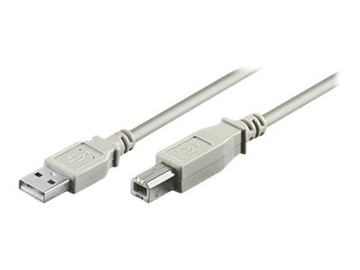 MicroConnect USB-kabel - USB (hann) til USB-type B (hann) - 3 m (USBAB3)