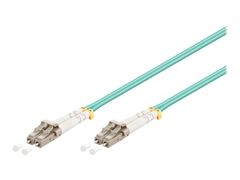 MicroConnect Nettverkskabel - LC/UPC-multimodus (hann) til LC/UPC-multimodus (hann) - 5 m - fiberoptisk - 50 / 125 mikroner - OM3 - aqua-blå