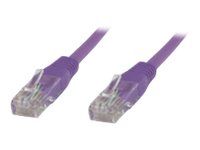 MICROCONNECT Nettverkskabel - RJ-45 (hann) til RJ-45 (hann) - 1 m - UTP - CAT 6 - purpur