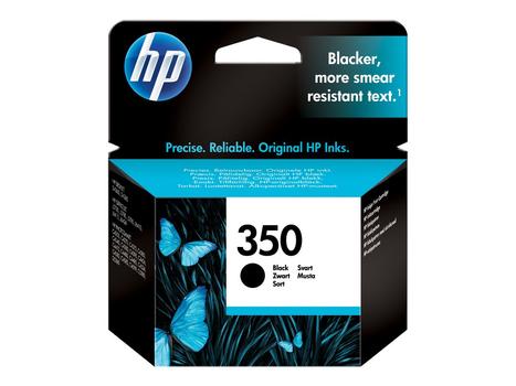 HP 350 - 4.5 ml - svart - original - blekkpatron - for Officejet J6415; Photosmart C4382, C4384, C4450, C4470, C4472, C4524, C4585, C5225, C5288 (CB335EE#UUS)