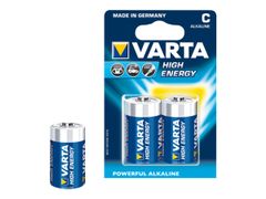 VARTA High Energy batteri - 2 x C - Alkalisk
