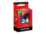 LEXMARK Cartridge No. 24 - Farge (cyan, magenta, gul) - original - blekkpatron LRP - for Lexmark X3430, X3530, X3550, X4530, X4550, Z1410, Z1420 (18C1524E)