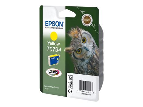 Epson T0794 - gul - original - blekkpatron (C13T07944010)