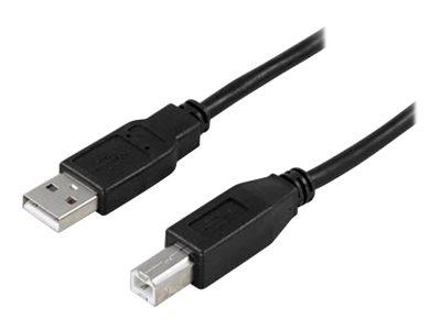 Deltaco USB-kabel - USB til USB-type B - 2 m (USB-218S)