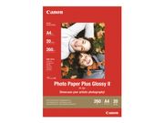 Canon Photo Paper Plus Glossy II PP-201 - Blank - A4 (210 x 297 mm) - 275 g/m² - 20 ark fotopapir - for PIXMA iP100, iP2600, iP2700, iX7000, MG2555, MG8250, MX7600, MX850, PRO-1, PRO-10, 100 (2311B019)
