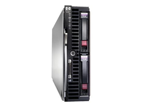 Hewlett Packard Enterprise HPE ProLiant BL460c - Server - blad - toveis - 1 x Xeon L5240 / 3 GHz - RAM 2 GB - SAS - hot-swap 2.5" - uten HDD - GigE - monitor: ingen - Windows Server 2008 R2-sertifisert (461604-B21)