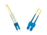 MicroConnect Nettverkskabel - LC/ UPC-enkeltmodus (hann) til SC/ UPC-enkeltmodus (hann) - 20 m - fiberoptisk - 9 / 125 micron - OS1 - gul (FIB421020)