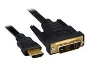 MicroConnect Videokabel - HDMI / DVI - HDMI (hann) til DVI-D (hann) - 5 m - svart (HDM191815)