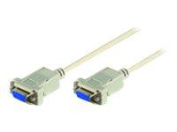 MicroConnect Seriell kabel - DB-9 (hunn) til DB-9 (hunn) - 2 m (SCSENN2)
