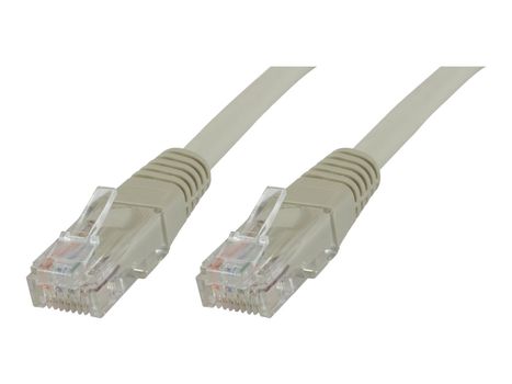 MicroConnect Nettverkskabel - RJ-45 (hann) til RJ-45 (hann) - 0.5 m - UTP - CAT 6 - halogenfri - grå (UTP6005)