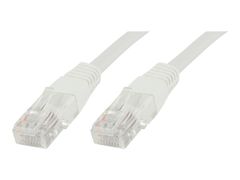 MicroConnect Nettverkskabel - RJ-45 (hann) til RJ-45 (hann) - 0.5 m - UTP - CAT 6 - halogenfri - hvit