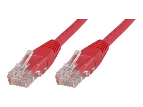 MicroConnect Nettverkskabel - RJ-45 (hann) til RJ-45 (hann) - 3 m - UTP - CAT 6 - halogenfri - rød (UTP603R)