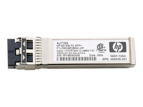Hewlett Packard Enterprise HPE - SFP (mini-GBIC) transceivermodul - 8 Gb-fiberkanal (SW) (AJ718A)