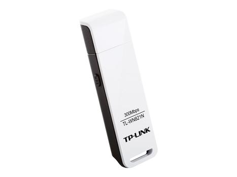 TP-Link TL-WN821N - Nettverksadapter - USB 2.0 - 802.11b/ g,  802.11n (draft 2.0) (TL-WN821N)