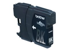 Brother LC1100BK - 2-pack - svart - original - blekkpatron