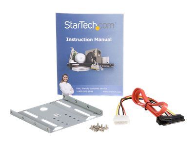 StarTech SSD Mounting Bracket - Solid Metal - 2.5in to 3.5 Hard Drive Adapter - SSD Bracket - SSD Upgrade Kit (BRACKET25SAT) - uttagbar harddiskramme (BRACKET25SAT)