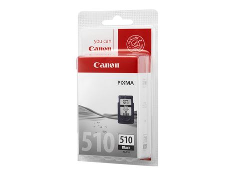Canon PG-510 - 9 ml - svart - original - blekkpatron - for PIXMA MP230, MP237, MP252, MP258, MP270, MP280, MP282, MP499, MX350, MX360, MX410, MX420 (2970B001)