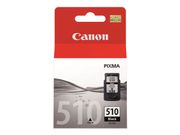 Canon PG-510 - 9 ml - svart - original - blekkpatron - for PIXMA MP230, MP237, MP252, MP258, MP270, MP280, MP282, MP499, MX350, MX360, MX410, MX420 (2970B001)