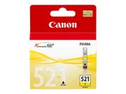 Canon CLI-521Y - 9 ml - gul - original - blekkbeholder - for PIXMA iP3600, iP4700, MP540, MP550, MP560, MP620, MP630, MP640, MP980, MP990, MX860, MX870 (2936B001)