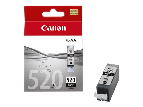 Canon PGI-520BK - 19 ml - svart - original - blekkbeholder - for PIXMA iP3600, iP4700, MP540, MP550, MP560, MP620, MP630, MP640, MP980, MP990, MX860, MX870
