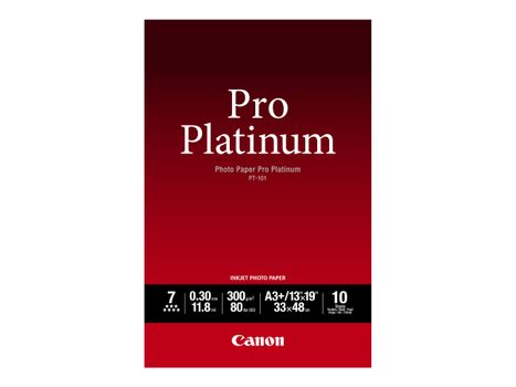 Canon Photo Paper Pro Platinum - fotopapir - 10 ark - A3 Plus - 300 g/m² (2768B018)