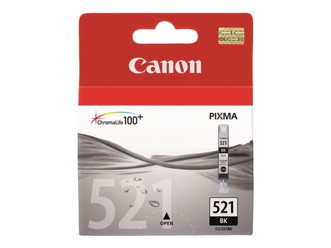 Canon CLI-521BK - svart - original - blekkbeholder (2933B007)