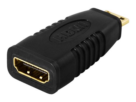 Deltaco HDMI-adapter - HDMI (hunn) til mini-HDMI (hann) (HDMI-18)