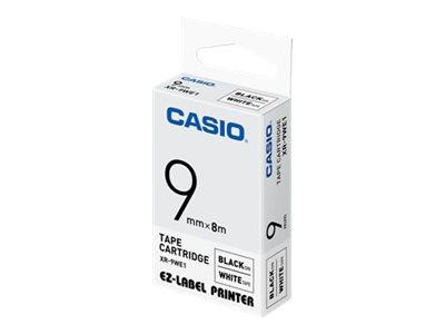 CASIO XR-9WE1 - merketape - 1 kassett(er) - Rull (0,9 cm x 8 m) (XR-9WE1)