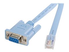StarTech 6 ft RJ45 to DB9 Cisco Console Management Router Cable - M/F Serial Console Cable (DB9CONCABL6) - seriell kabel - 1.8 m