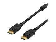 Deltaco DP-1030 - DisplayPort-kabel - DisplayPort (hann) til DisplayPort (hann) - 3 m - svart (DP-1030)