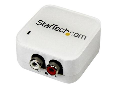 StarTech RCA to SPDIF Digital Coax and Toslink Optical Audio Converter - koaksial/ optisk digitallydomformer (AA2SPDIF)