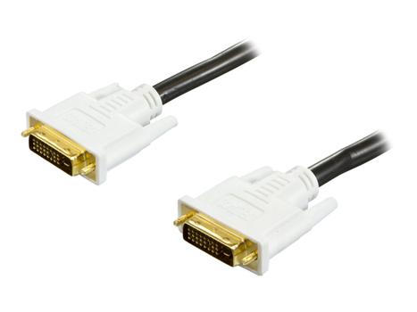 Deltaco DVI-kabel - 2 m (DVI-600A-K)