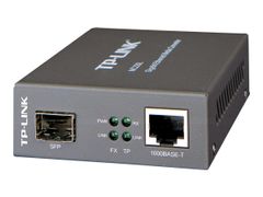 TP-Link MC220L - Fibermedieomformer - GigE - 1000Base-LX, 1000Base-SX, 1000Base-LH - RJ-45 / SFP (mini-GBIC) - opp til 10 km - 850 nm / 1310 nm - for P/N: TL-MC1400