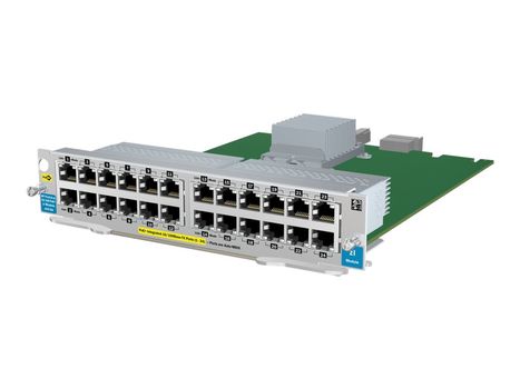 Hewlett Packard Enterprise HPE 10/100 PoE+ zl - utvidelsesmodul - 10/100 Ethernet x 24 (J9478A)