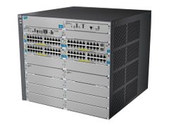 Hewlett Packard Enterprise HPE 8212-92G-PoE+/2XG-SFP+ v2 zl Switch - switch - 92 porter - Styrt - rackmonterbar - med HP E8200 zl Switch Premium License