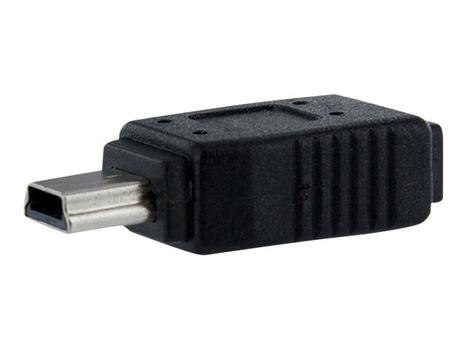 StarTech Micro USB to Mini USB 2.0 Adapter - Micro USB (f) to Mini USB (m) (UUSBMUSBFM) - USB-adapter - Micro-USB type B til mini-USB type B (UUSBMUSBFM)