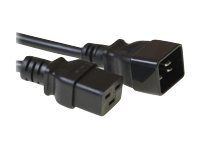 MicroConnect Strømkabel - IEC 60320 C19 til IEC 60320 C20 - 2 m (PE141520)